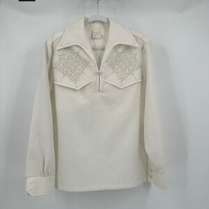 Men's Cream Western Shirt